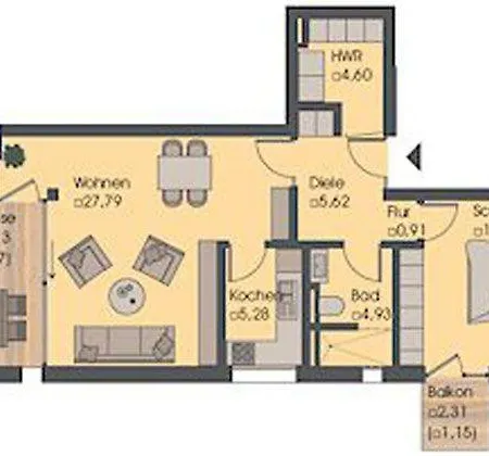 Warnemuende Schilfgras 44798 Appartement Rostock